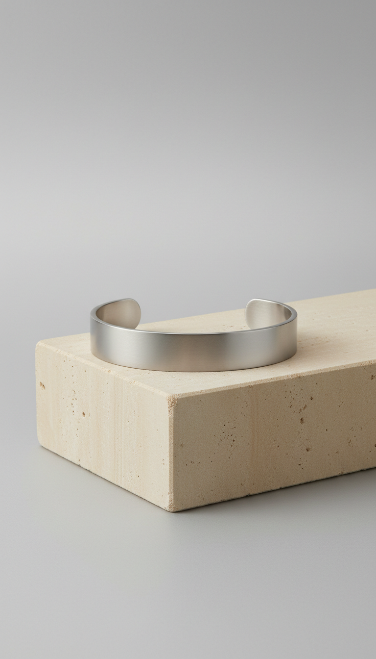 Stainless Steel Arc Necklace